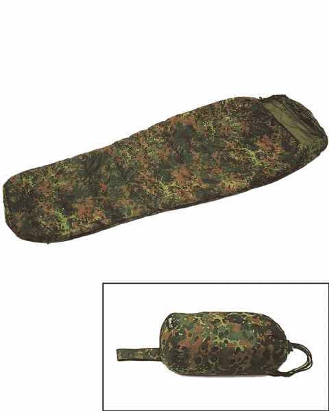 Mil-Tec SCHLAFSACK COMMANDO M.PACKS.FLECKTARN Schlafsack