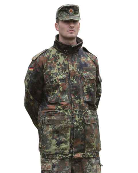 Mil-Tec BW SMOCK FLECKTARN MODIFIED N.TL Outdoorjacke Jacke