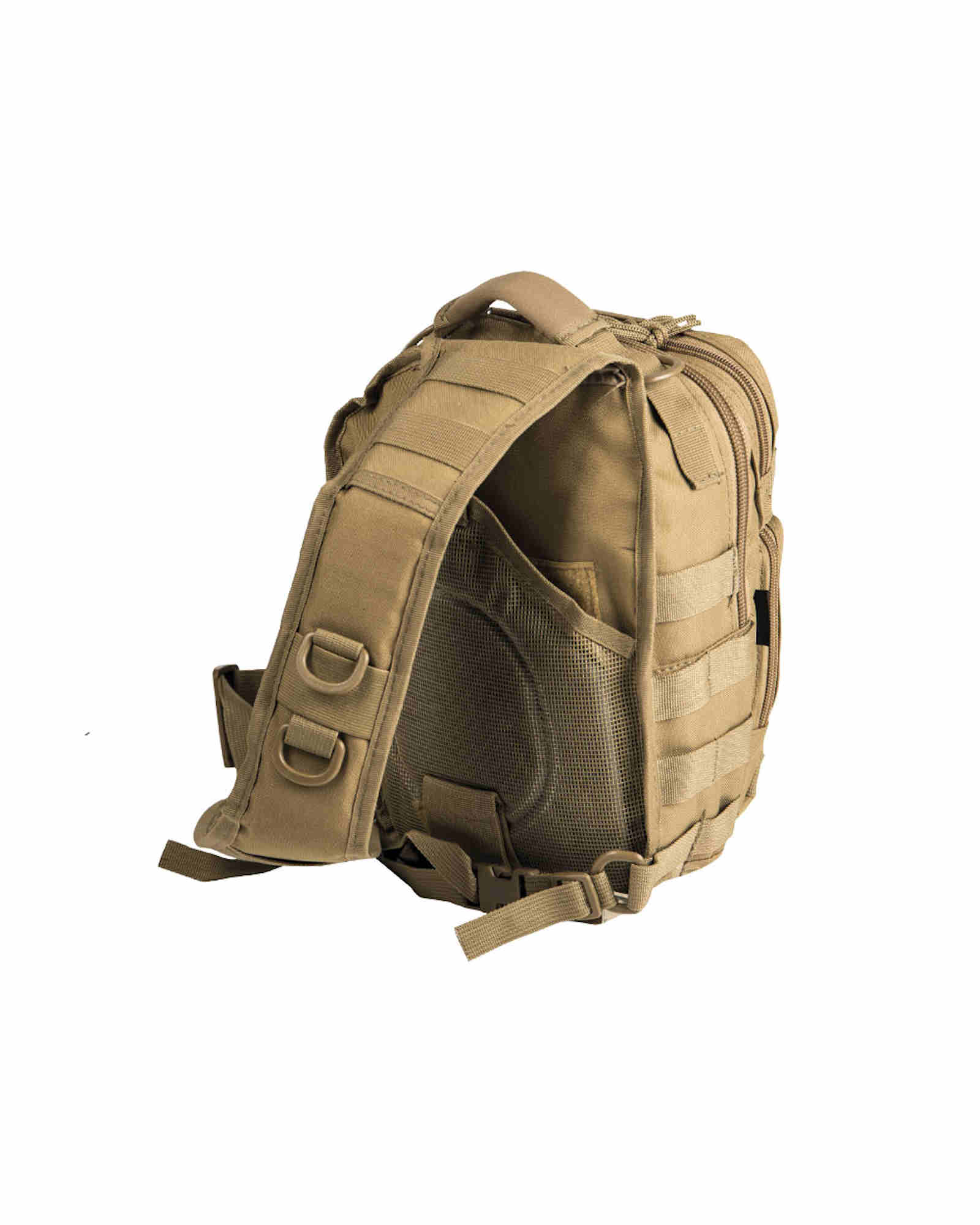 Mil Tec One Strap Assault Pack Sm Coyote Tagesrucksack Rucksack Tasche Rucksäcke Rucksäcke 2313